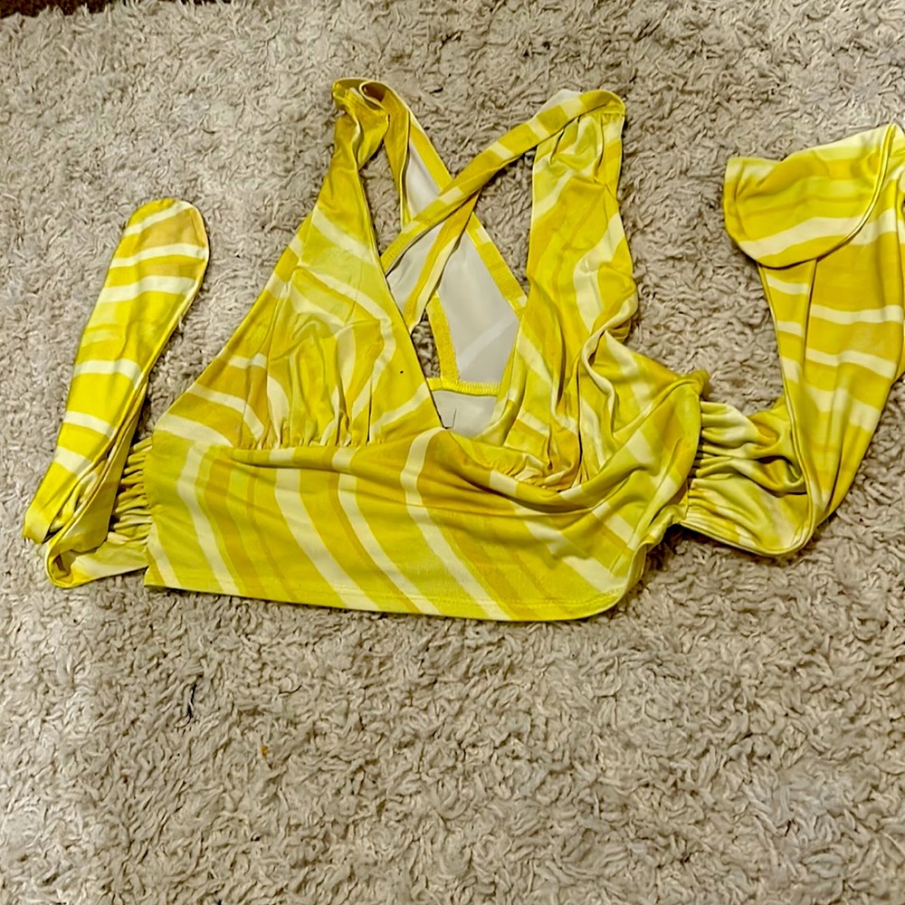 Lemon cheese cake swirl urban outfitters top